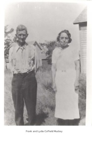Stratton Franklin and Lydia Coffield Muckey. Photograph obtained from either the estate of Dale and Geneva Birdsell or Sharon Means Tullar.